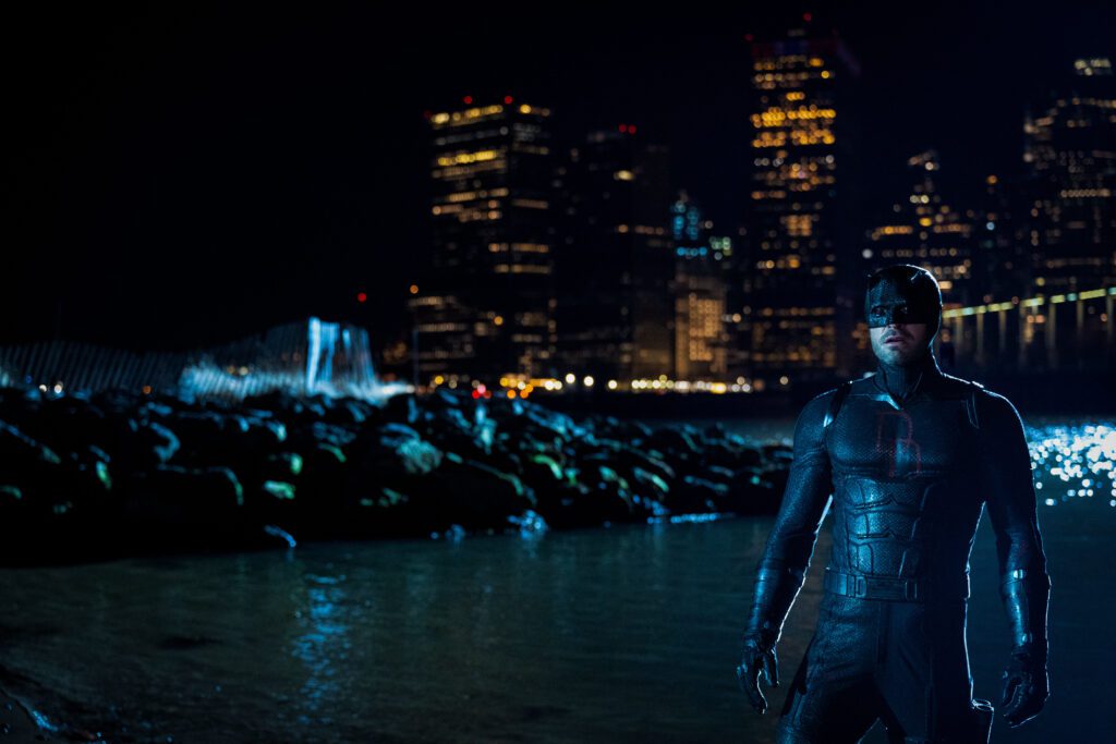 Daredevil/Matt Murdock (Charlie Cox) in Marvel Television's DAREDEVIL: BORN AGAIN, exclusively on Disney+. Photo by Jojo Whilden. © 2025 MARVEL.