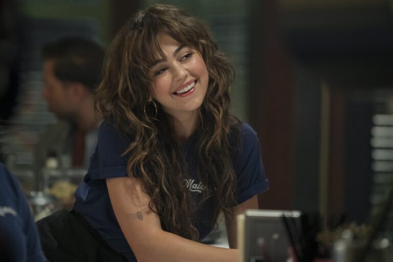 Allie (Mika Abdalla) in OFF CAMPUS 
Photo: Liane Hentscher/ Prime
© AMAZON CONTENT SERVICES LLC